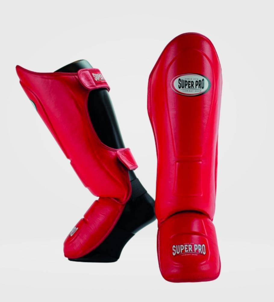 Super Pro Schienbeinschoner Thai Pro - Rot - The Fight Company Deutschland