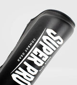 Super Pro Schienbeinschoner Protector - Schwarz/Weiss - The Fight Company Deutschland