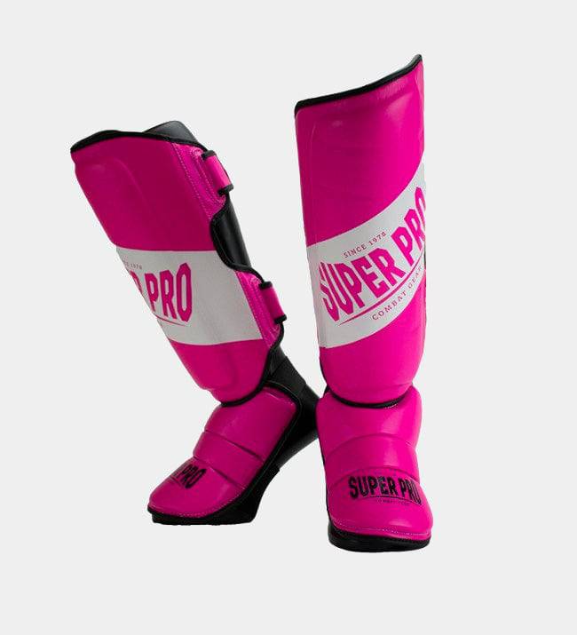 Super Pro Schienbeinschoner Rebel - Pink/Weiss - The Fight Company Deutschland