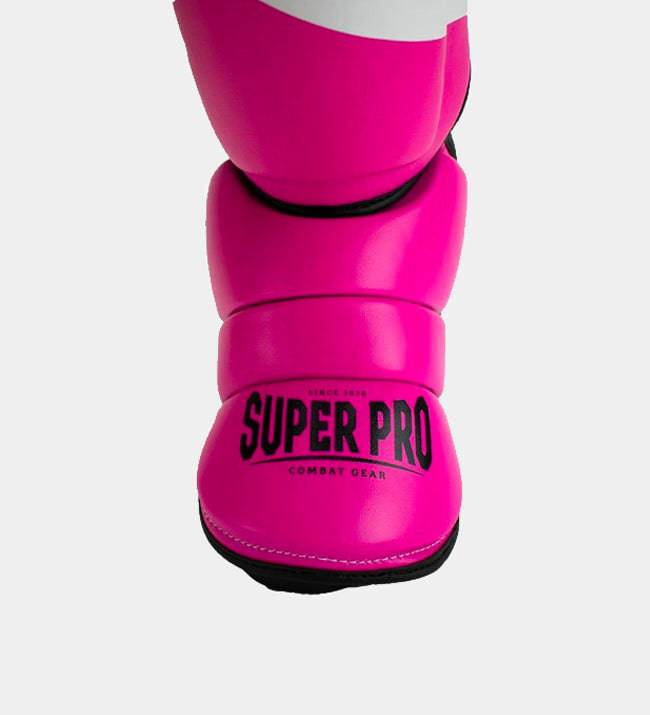 Super Pro Schienbeinschoner Rebel - Pink/Weiss - The Fight Company Deutschland