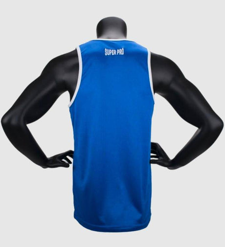 Super Pro Boxing Top - Blau/Weiss - The Fight Company Deutschland