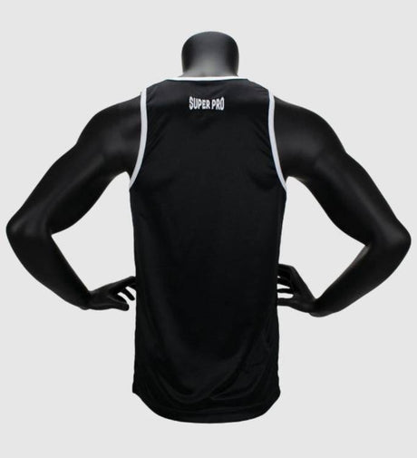 Super Pro Boxing Top - Schwarz/Weiss - The Fight Company Deutschland