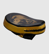 Super Pro Handpads Curved Kunstleer - Zwart/Goud - The Fight Company Deutschland