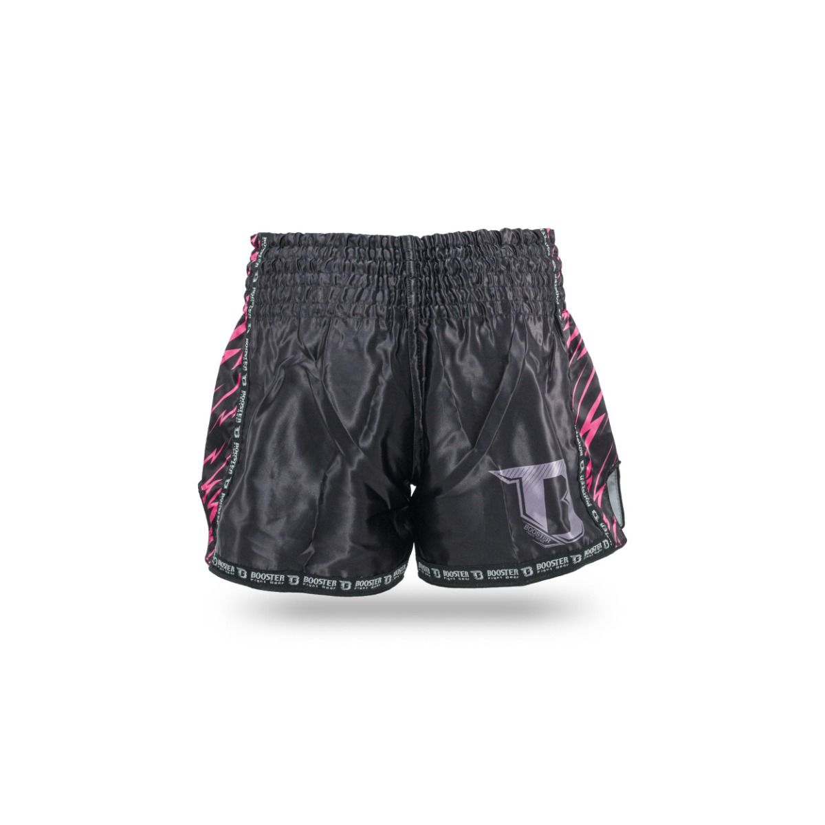 Booster Muay Thai Shorts Kids Combat - Schwarz/Pink