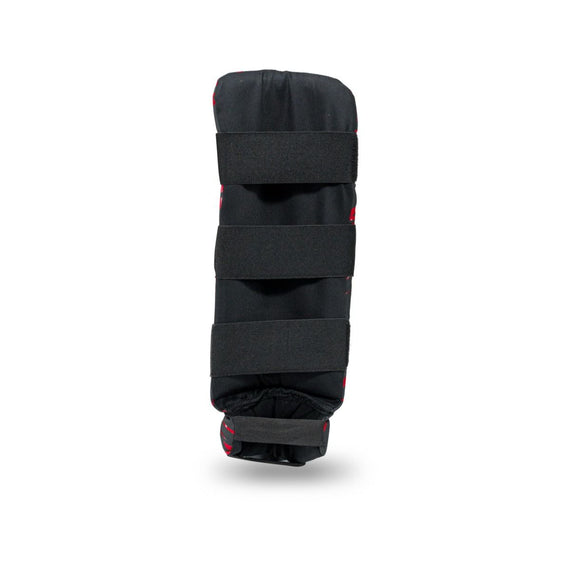 Booster Schienbeinschoner Kids Combat – Schwarz/Rot