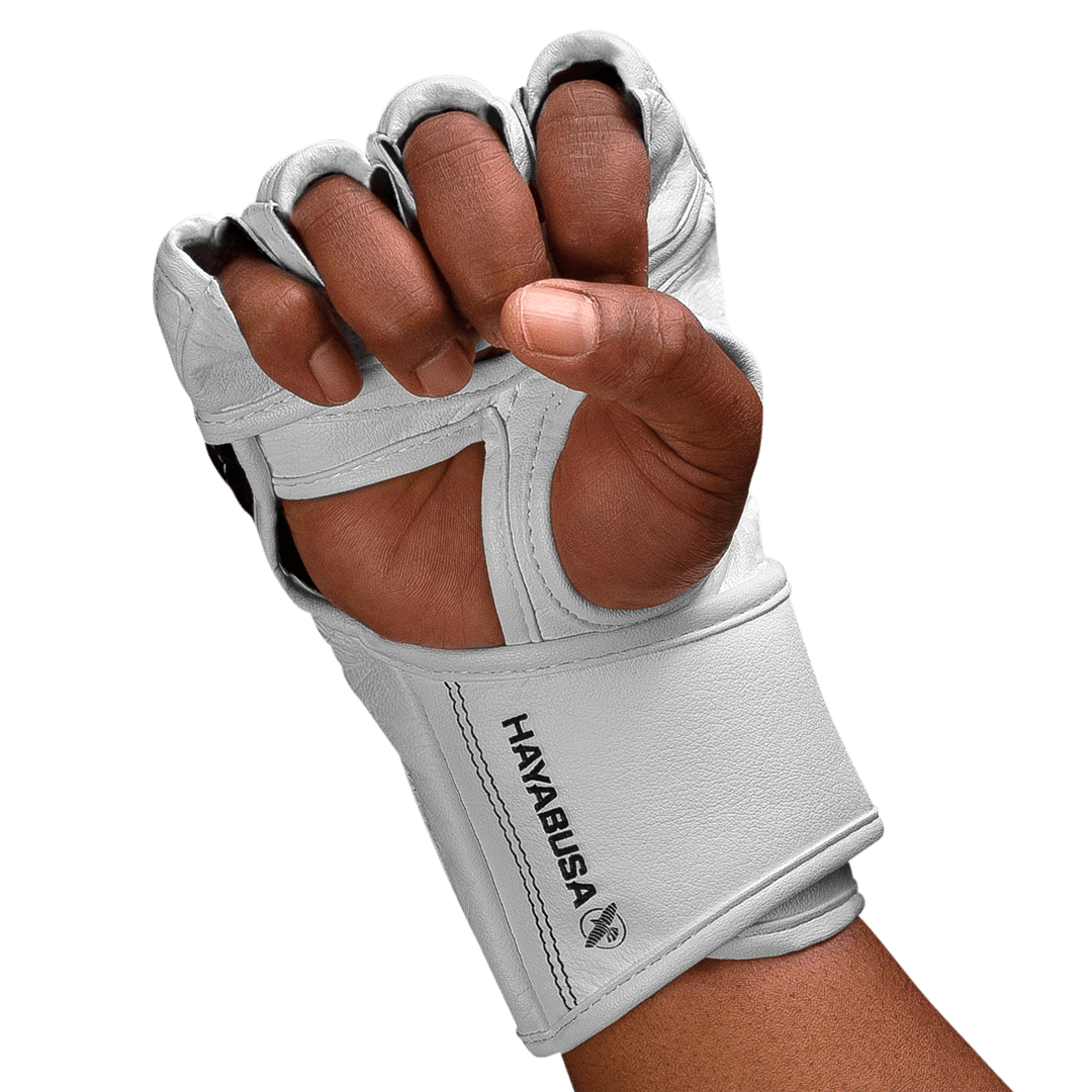 Hayabusa MMA-Handschuhe T3 – Weiß/Schwarz
