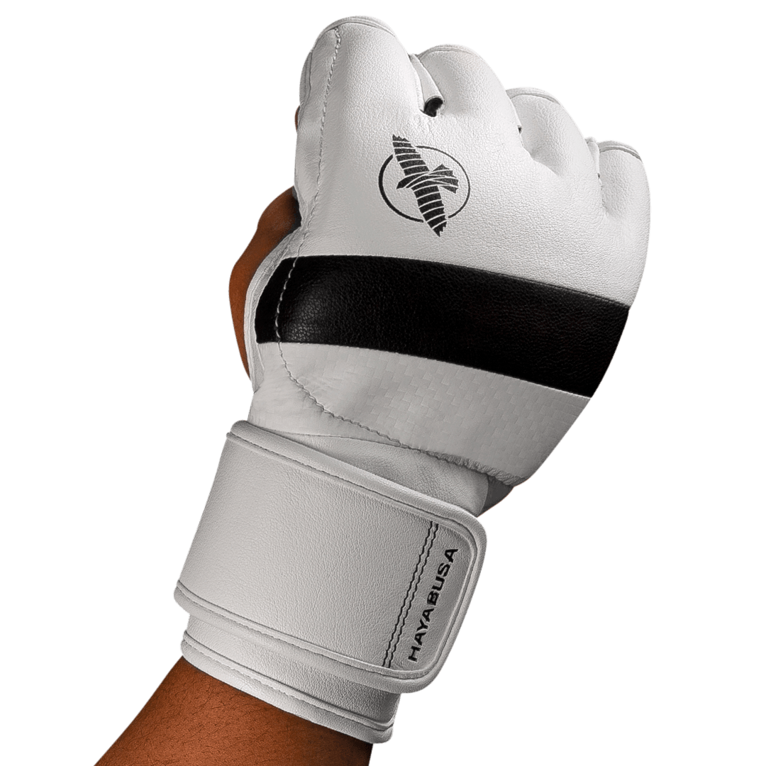Hayabusa MMA-Handschuhe T3 – Weiß/Schwarz