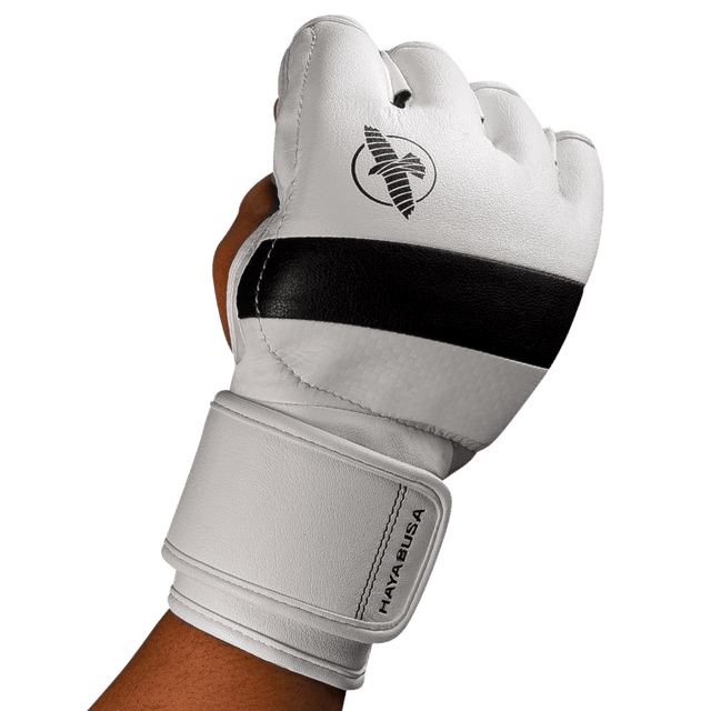 Hayabusa MMA-Handschuhe T3 - Weiß/Schwarz