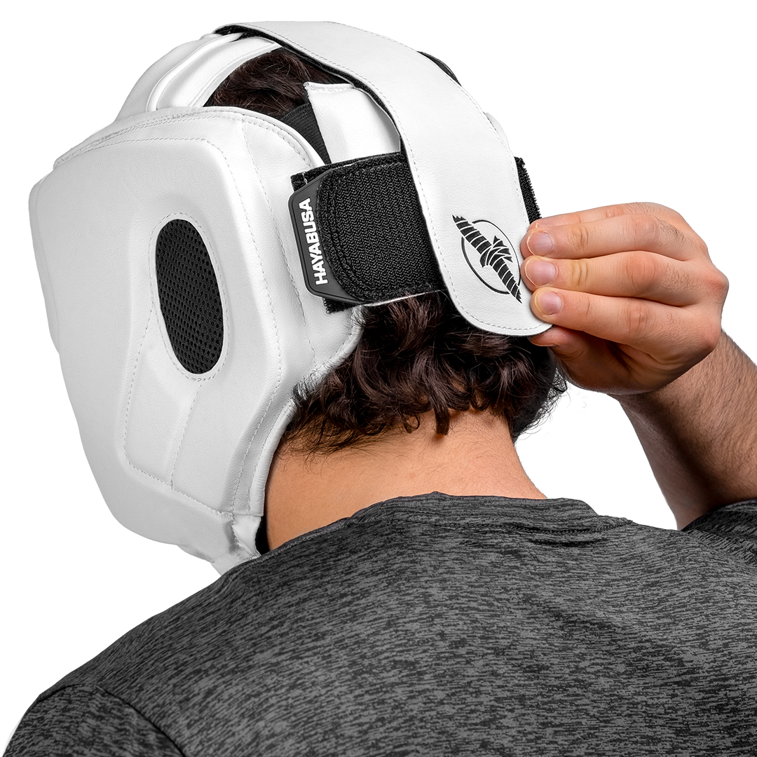 Hayabusa Hoofdbeschermer T3 - Wit/Zwart