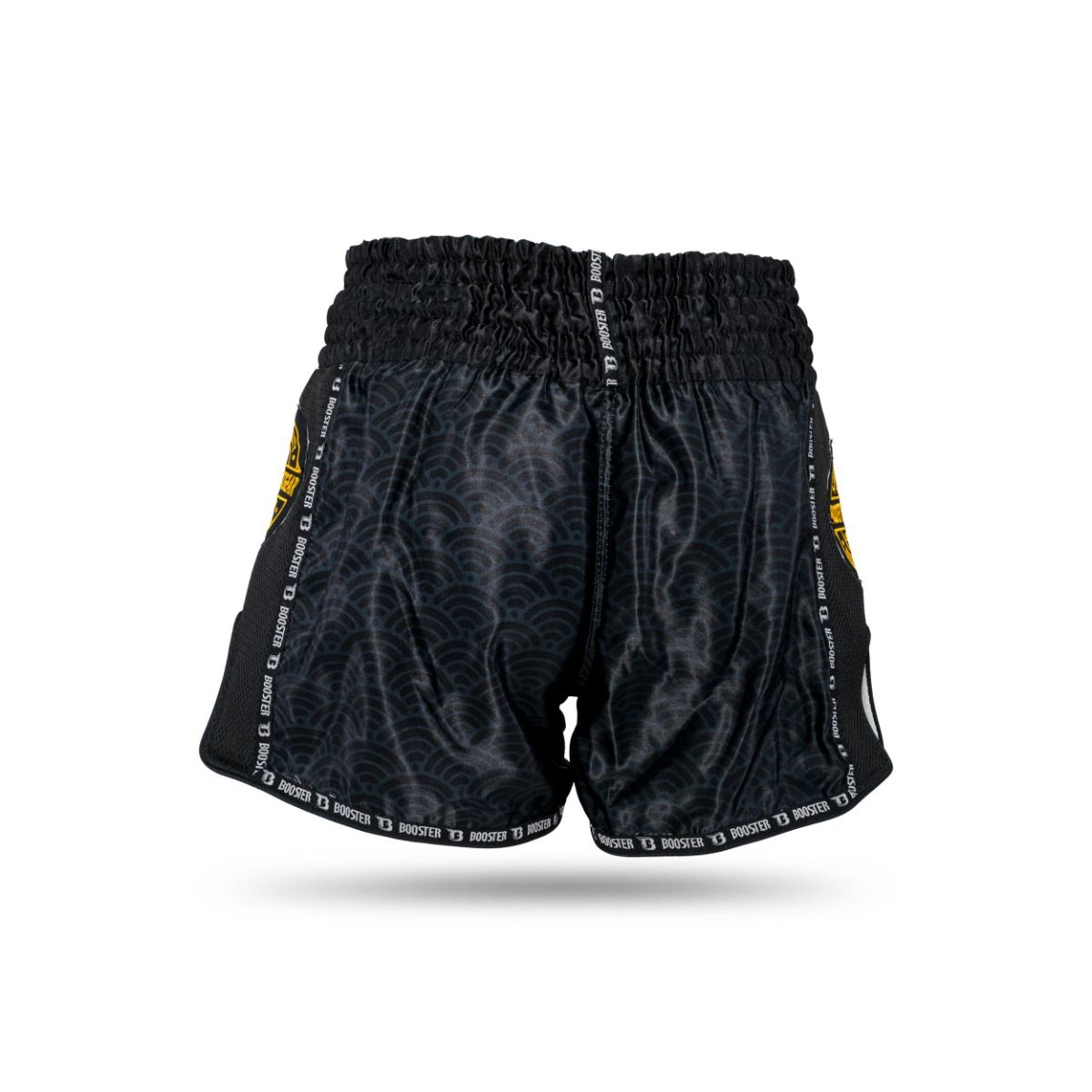 Booster Muay Thai Shorts Slugger Wave - Schwarz/Gold