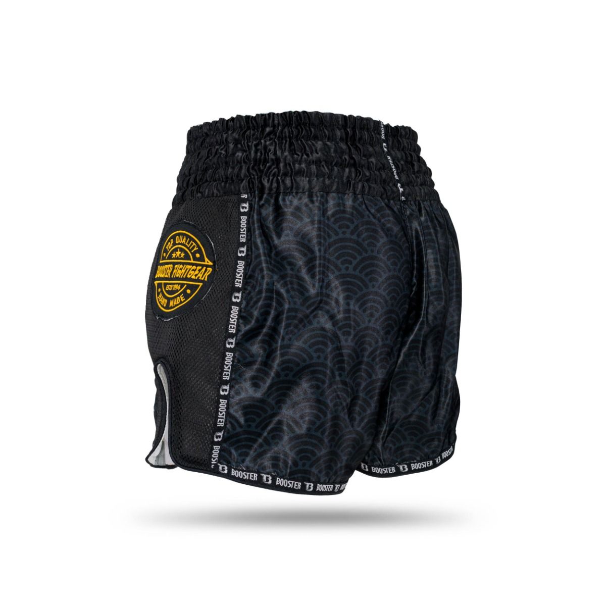 Booster Muay Thai Shorts Slugger Wave - Schwarz/Gold