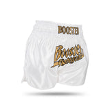 Booster Muay Thai Shorts Thunder - Weiss/Gold