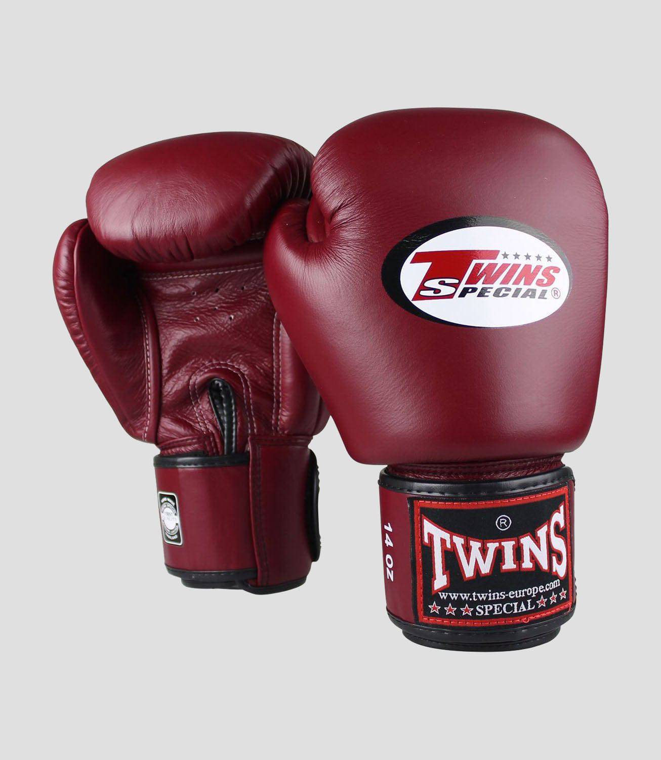 Twins Boxhandschuhe BGVL3 - Weinrot - The Fight Company Deutschland