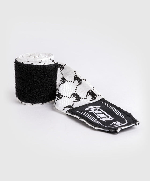 Venum Boxbandagen Monogramm – Weiss/Schwarz