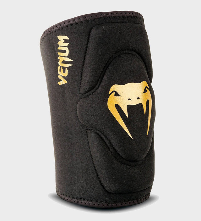 Venum Knieschoner Kontact - Schwarz/Gold - The Fight Company Deutschland