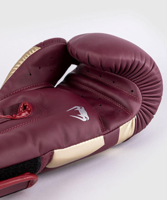 Venum bokshandschoenen Elite - Burgundy Rood/Goud