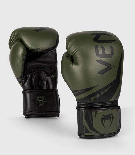 Venum Boxhandschuhe Challenger 3.0 - Kaki Grün/Schwarz - The Fight Company Deutschland