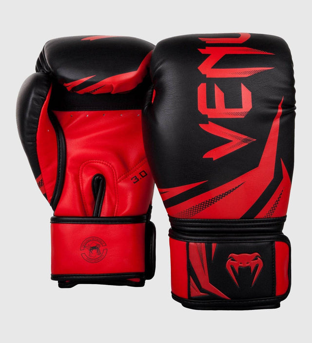 Venum Boxhandschuhe Challenger 3.0 - Schwarz/Rot - The Fight Company Deutschland