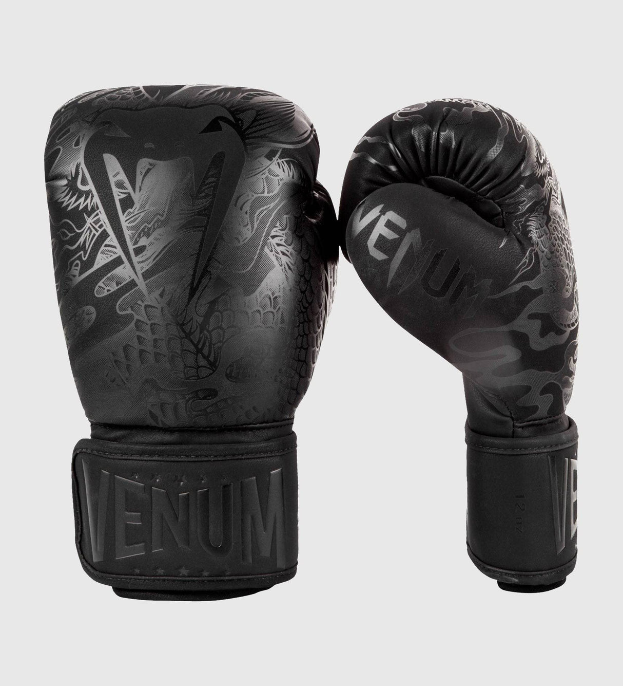Venum Boxhandschuhe Dragon's Flight - Schwarz/Schwarz - The Fight Company Deutschland