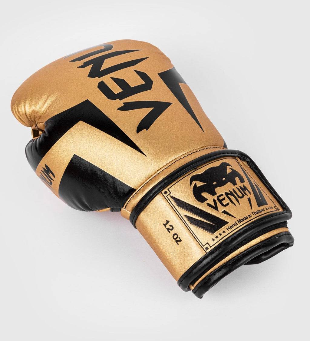 Venum Boxhandschuhe Elite - Gold/Schwarz - The Fight Company Deutschland