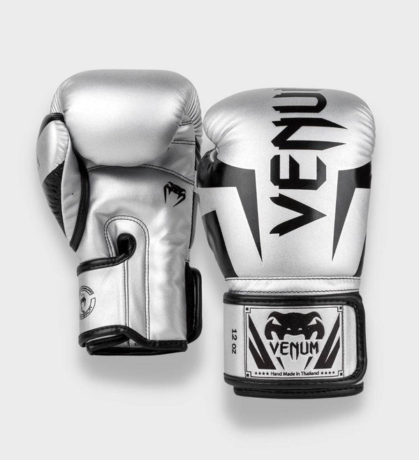 Venum Boxhandschuhe Elite - Silber/Schwarz