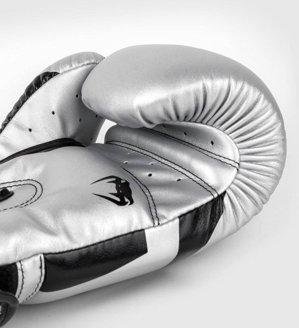 Venum Boxhandschuhe Elite - Silber/Schwarz - The Fight Company Deutschland