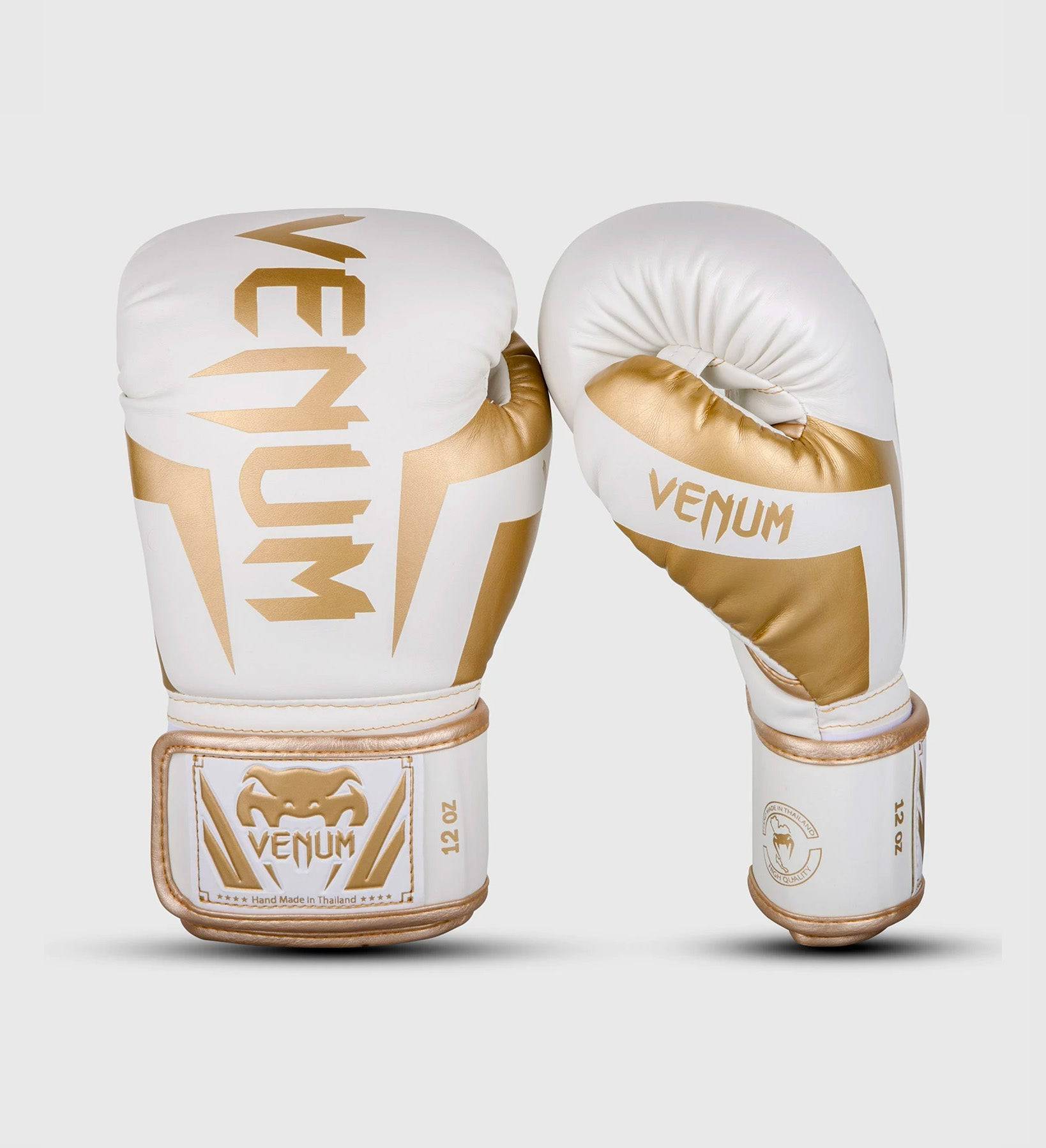 Venum Boxhandschuhe Elite - Weiss/Gold - The Fight Company Deutschland