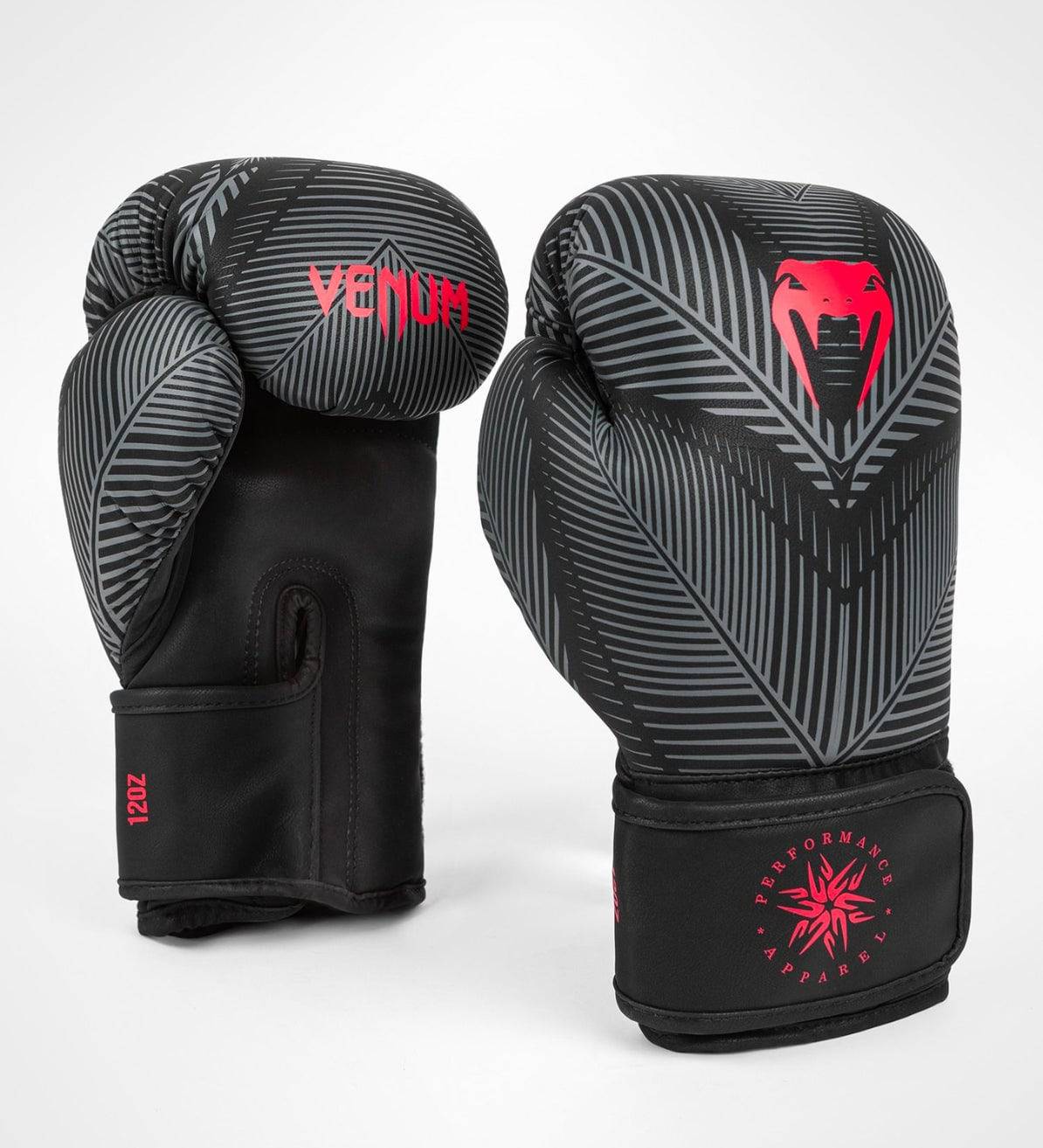 Venum Boxhandschuhe Phantom - Schwarz/Grau/Rot - The Fight Company Deutschland