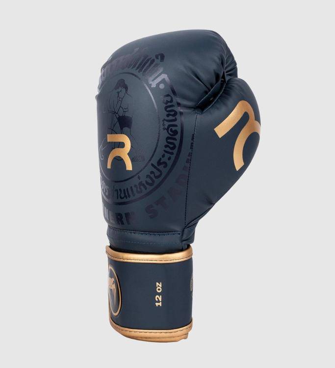 Venum X Rajadamnern Boxhandschuhe - Dunkelblau/Gold - The Fight Company Deutschland