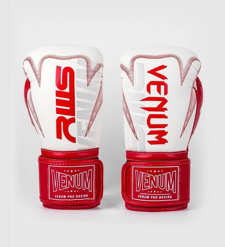 Venum X RWS Boxhandschuhe - Weiss/Rot - The Fight Company Deutschland