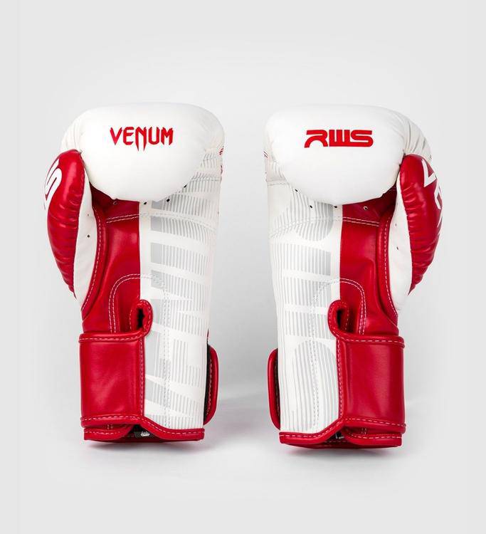 Venum X RWS Boxhandschuhe - Weiss/Rot - The Fight Company Deutschland