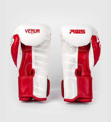 Venum X RWS Boxhandschuhe - Weiss/Rot - The Fight Company Deutschland