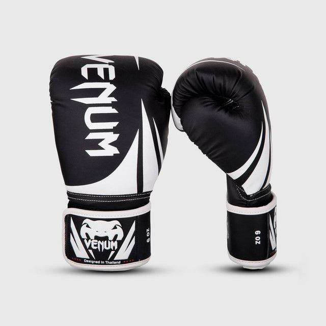Venum Boxhandschuhe Challenger 2.0 Kids - Schwarz/Weiss - The Fight Company Deutschland