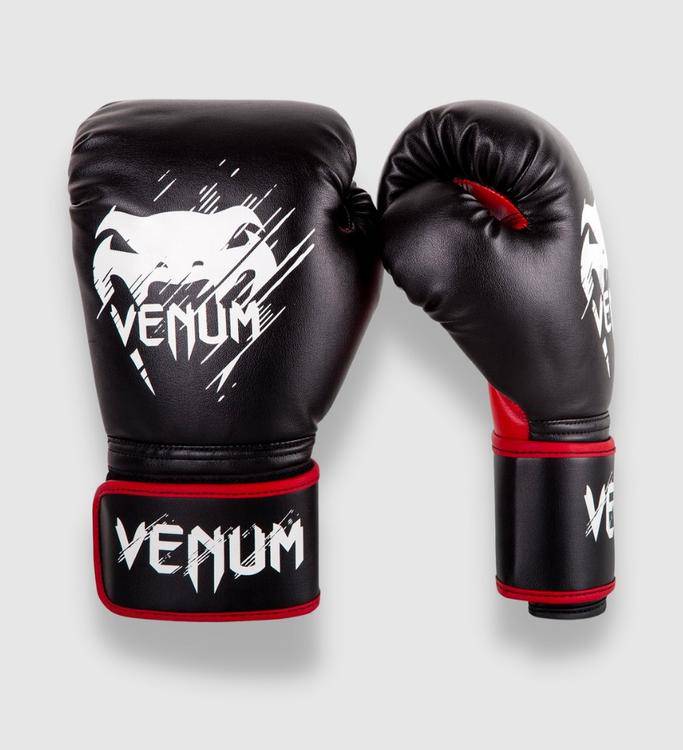 Venum Boxhandschuhe Contender Kids - Schwarz/Rot/Weiss - The Fight Company Deutschland