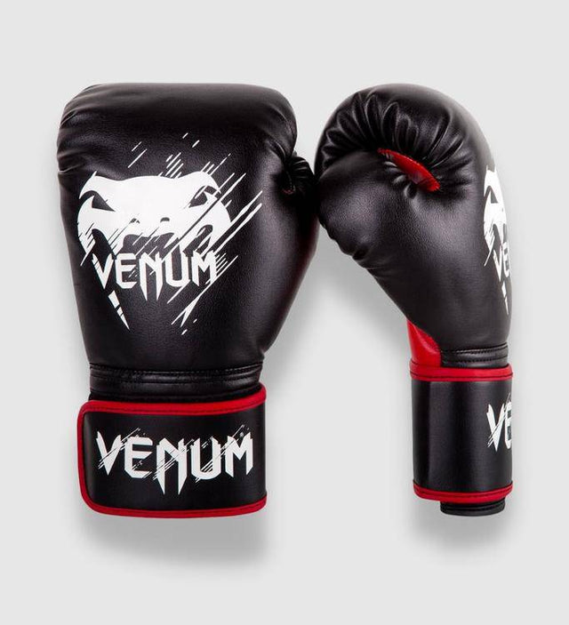 Venum Boxhandschuhe Contender Kids - Schwarz/Rot/Weiss - The Fight Company Deutschland
