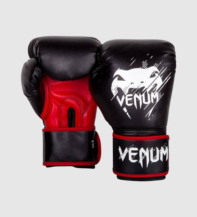 Venum Boxhandschuhe Contender Kids - Schwarz/Rot/Weiss - The Fight Company Deutschland