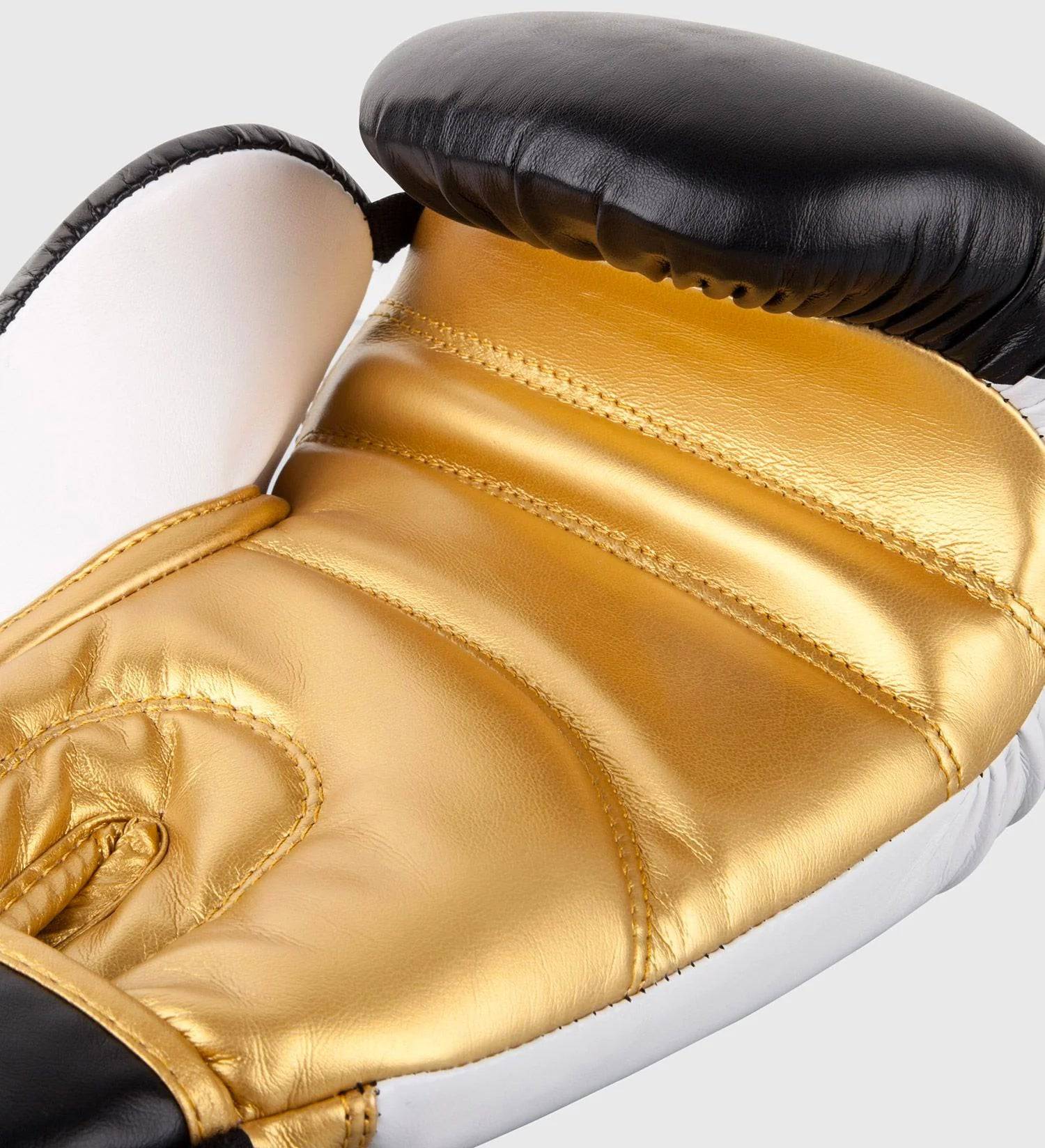 Venum Boxhandschuhe Contender 2.0 - Schwarz/Weiss/Gold - The Fight Company Deutschland