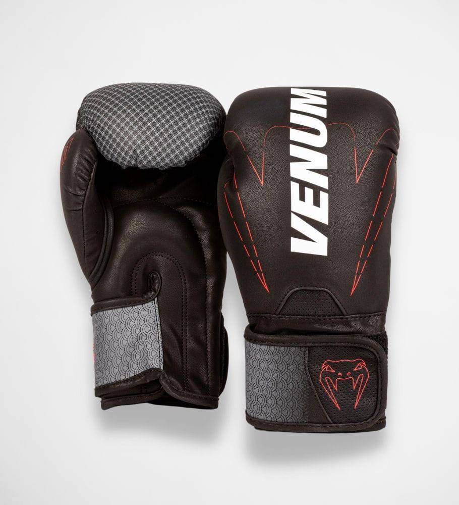 Venum Boxhandschuhe Okinawa 3.0 - Schwarz/Grau/Rot - The Fight Company Deutschland