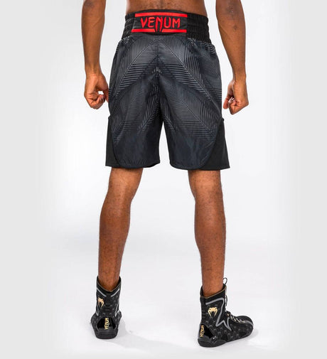 Venum Boxhosen Phantom - Schwarz/Grau/Rot - The Fight Company Deutschland