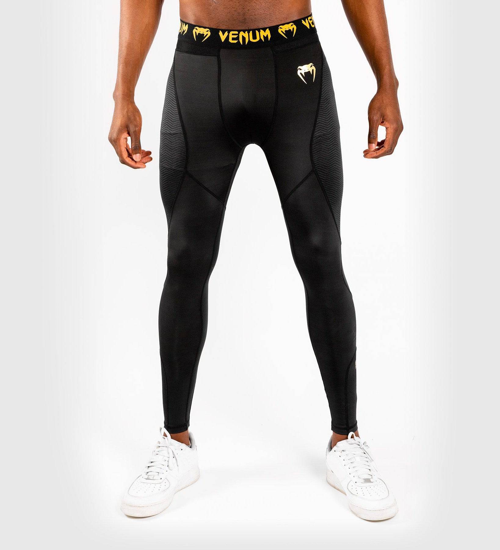 Venum Compression Pants G Fit - Schwarz/Gold - The Fight Company Deutschland