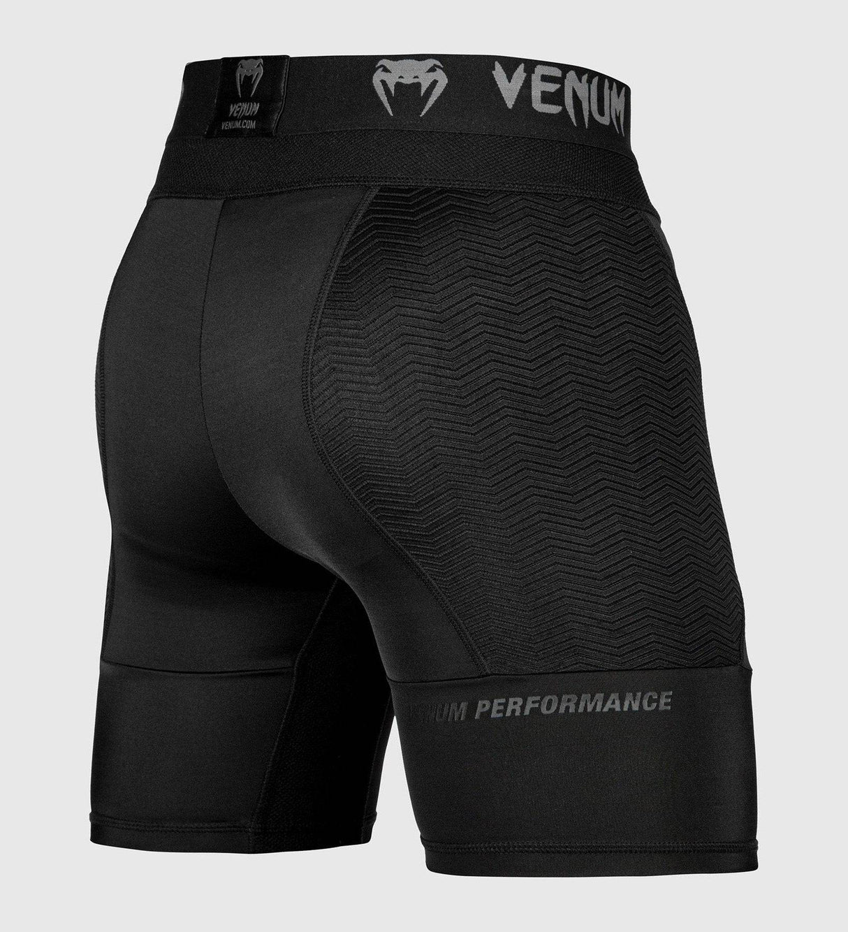Venum Compression Shorts G Fit - Schwarz/Schwarz - The Fight Company Deutschland
