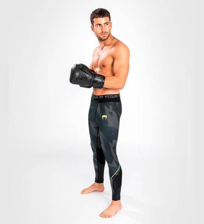 Venum Compression Pants Razor - Schwarz/Gold - The Fight Company Deutschland