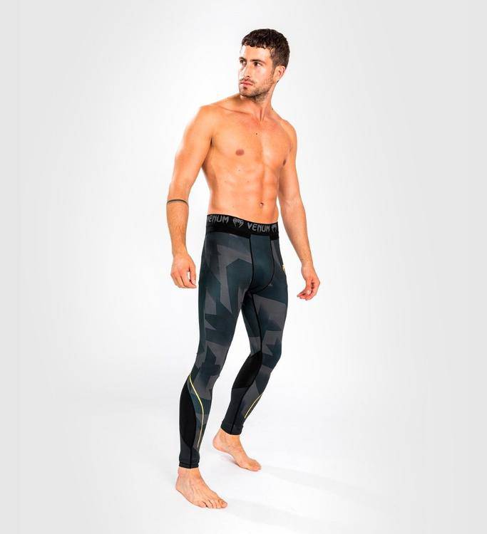 Venum Compression Pants Razor - Schwarz/Gold - The Fight Company Deutschland