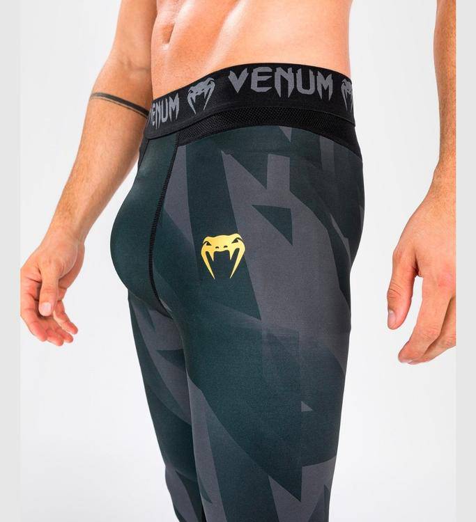 Venum Compression Pants Razor - Schwarz/Gold - The Fight Company Deutschland