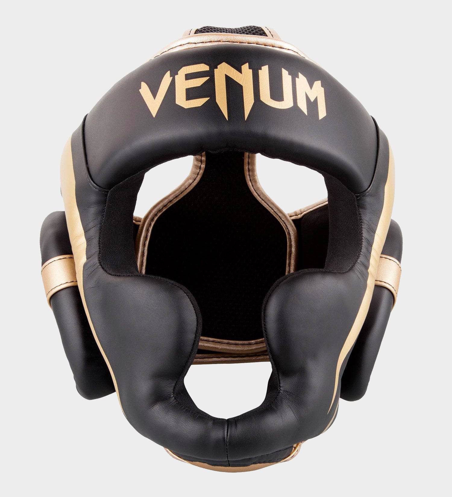 Venum Kopfschutz Elite - Schwarz/Gold - The Fight Company Deutschland