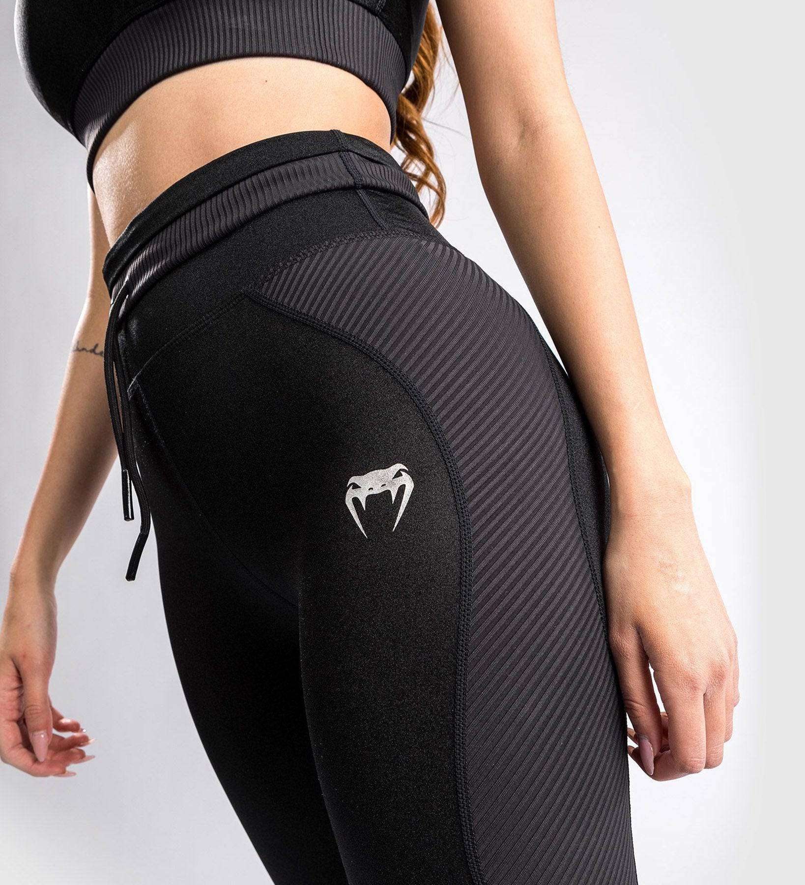 Venum Leggings Glow - Schwarz - The Fight Company Deutschland