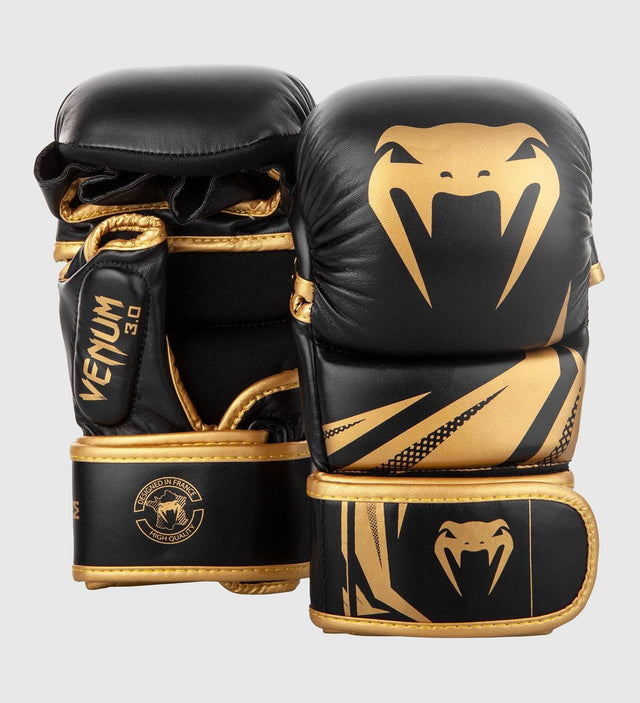 Venum MMA Handschuhe Challenger Sparring 3.0 - Schwarz/Gold - The Fight Company Deutschland