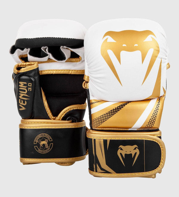 Venum MMA Handschuhe Challenger Sparring 3.0 - Weiss/Schwarz/Gold