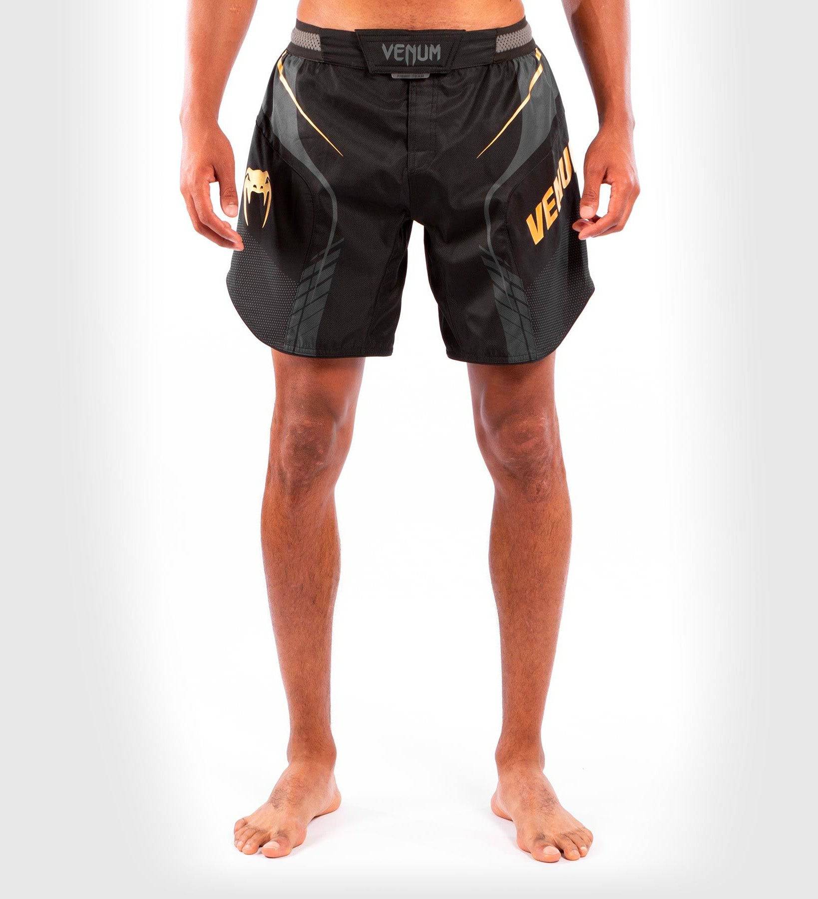 Venum MMA Shorts Athletics - Schwarz/Gold - The Fight Company Deutschland