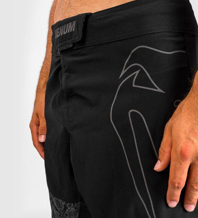 Venum MMA Shorts Light 4.0 Reflective - Schwarz/Schwarz - The Fight Company Deutschland